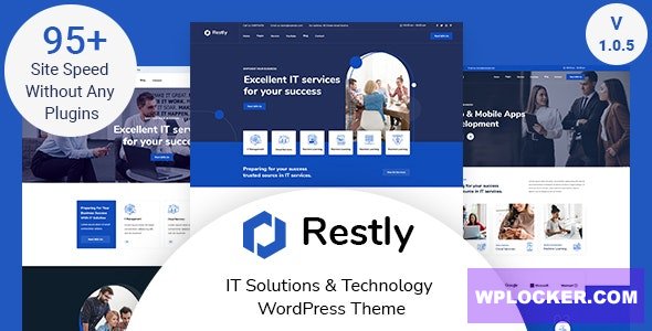 Restly v1.3.6 – IT Solutions & Technology WordPress Theme  nulled