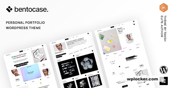 Bentocase v1.0.4 – Personal Portfolio WordPress Theme