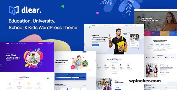 Dlear v1.0.8 – Education, University & School WordPress Theme