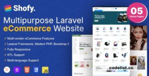 Shofy v1.2.5 – eCommerce & Multivendor Marketplace Laravel Platform – nulled