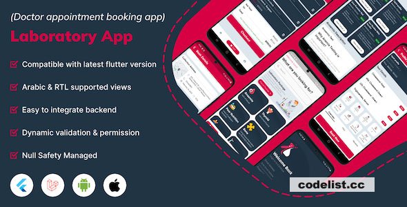 Laboratory Management system website, android & IOS application in flutter v2.2