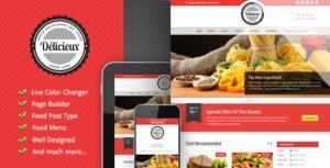 Delicieux v1.3.5 – Restaurant WordPress Theme