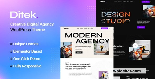 Ditek v1.0.0 – Digital Agency Creative Portfolio WordPress Theme