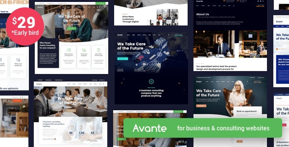 Avante v3.0.0 – Business Consulting WordPress