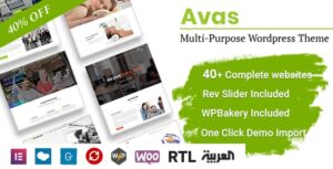 Avas v6.7.4 – Multi-Purpose WordPress Theme  nulled