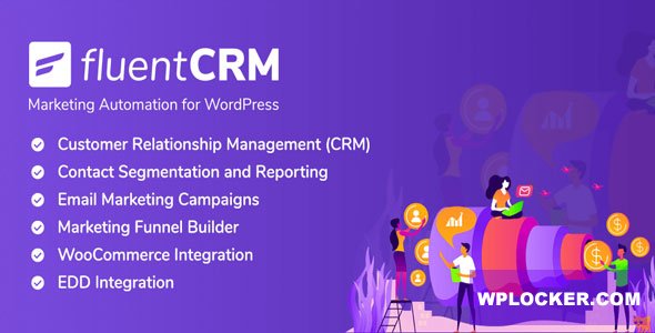 FluentCRM v2.9.31 – Marketing Automation For WordPress  nulled
