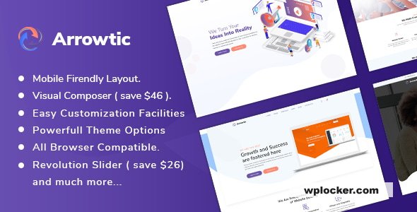 Arrowtic v2.0.7 – Digital Marketing Agency WordPress Theme