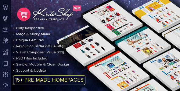 KuteShop v4.2.4 – Multipurpose WooCommerce Wordpres Theme