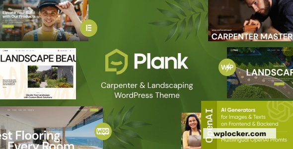 Plank v1.0 – Carpenter & Landscaping WordPress Theme