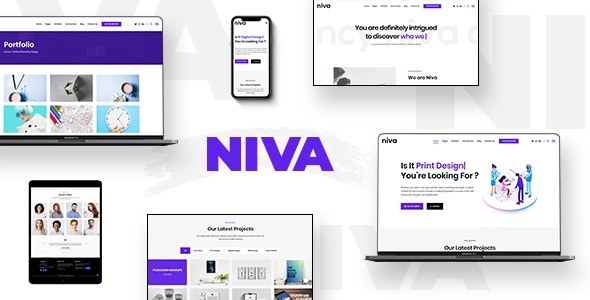 Niva v2.0.2 – Creative Agency & Freelancer WordPress Theme