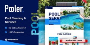 Pooler v1.0 – Swimming Pool Cleaning Services WordPress Theme