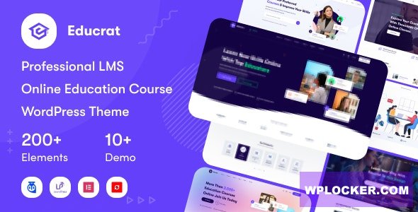 Educrat v1.0.29 – Online Course Education WordPress Theme