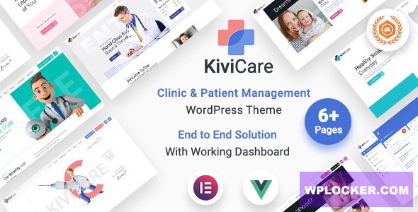 KiviCare v2.2.14 – Medical Clinic & Patient Management WordPress Theme