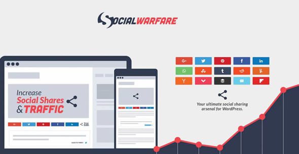 Social Warfare Pro v4.5.5 – Best Social Sharing for WordPress  nulled