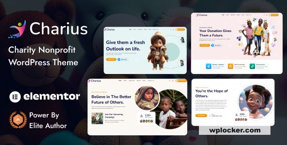 Charius v1.0 – Nonprofit Charity WordPress Theme
