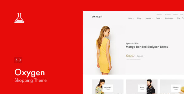 Oxygen v6.0.4 – WooCommerce WordPress Theme