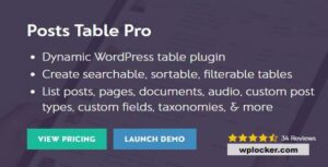 Barn2 Media Posts Table Pro v3.3.3