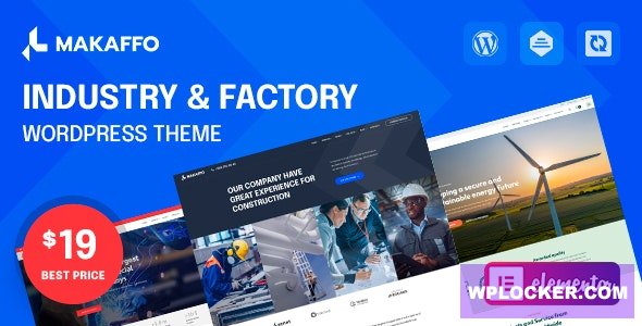 Makaffo v1.1.9 – Industry & Factory WordPress Theme