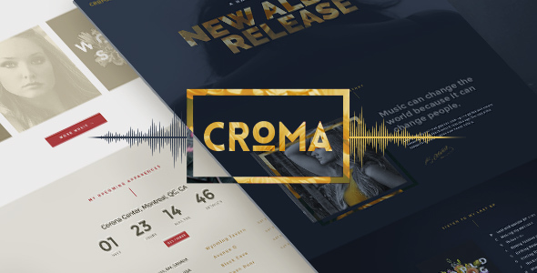 Croma v3.6.2 – Responsive Music WordPress Theme