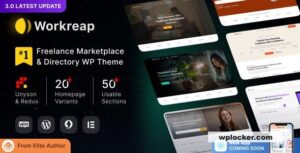 Workreap v3.3.2 – Freelance Marketplace WordPress Theme  nulled