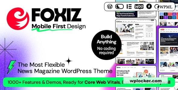 Foxiz v2.6.3 – WordPress Newspaper News and Magazine  nulled
