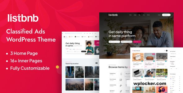 Listbnb v1.0.6 – Classified Ads WordPress Theme