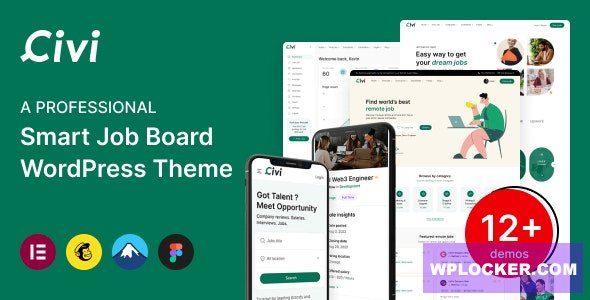 Civi v2.1.6.3 – Job Board WordPress Theme