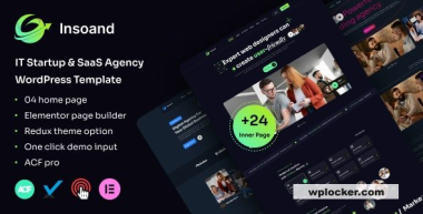 Insoand v1.0.0 – IT Startup & SaaS Agency WordPress Theme