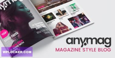 Anymag v2.9.0 – Magazine Style WordPress Blog