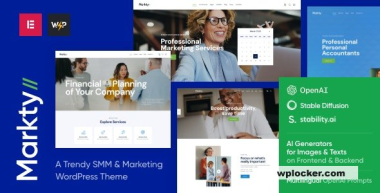 Markty v1.0 – SMM & Marketing WordPress Theme