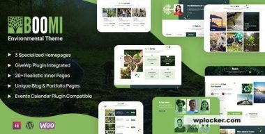 Boomi v1.0.3 – Environment & Ecology WordPress Theme