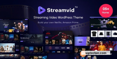 StreamVid v5.0.5 – Streaming Video WordPress Theme  nulled