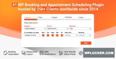 Bookly PRO v7.7 – Appointment Booking and Scheduling Software System  nulled