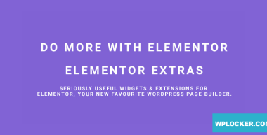 Elementor Extras v2.2.52 – Do more with Elementor  nulled