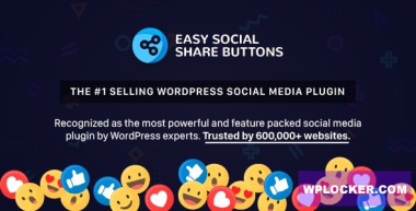 Easy Social Share Buttons for WordPress v9.6  nulled