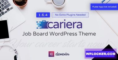 Cariera v1.7.7 – Job Board WordPress Theme  nulled