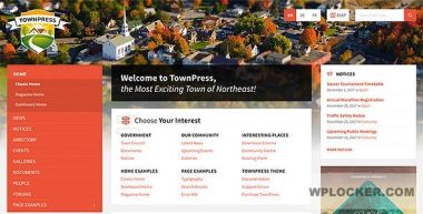 TownPress v3.8.9 – Municipality WordPress Theme