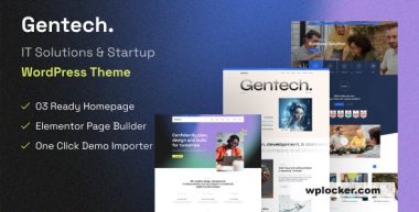 Gentech v1.0.0 – IT Solutions & Startup WordPress Theme