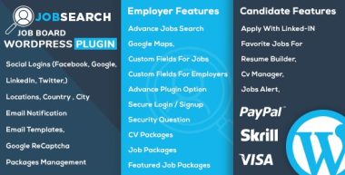 JobSearch v2.8.5 – WP Job Board WordPress Plugin
