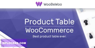 WoobeWoo WooCommerce Product Table Pro v2.1.6