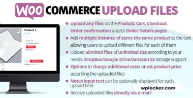 WooCommerce Upload Files v86.5