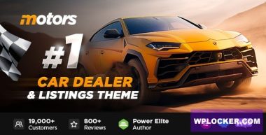 Motors v5.6.65 – Car Dealer, Rental & Listing WordPress theme  nulled