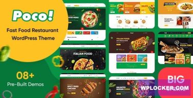 Poco v2.2.4 – Fast Food Restaurant WordPress Theme