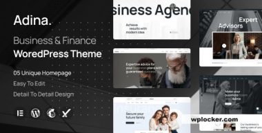 Adina v1.0 – Business & Finance WordPress Theme