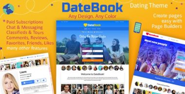 DateBook v4.8.8 – Dating WordPress Theme