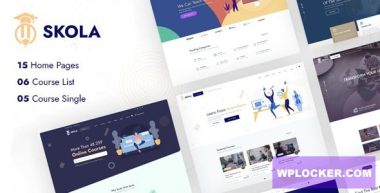 Skola v1.0.33 – LMS Online Courses WordPress Theme