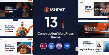 Ishpat v1.0.5 – Construction WordPress Theme