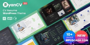 RyanCV v3.9.1 – Resume/CV/vCard Theme