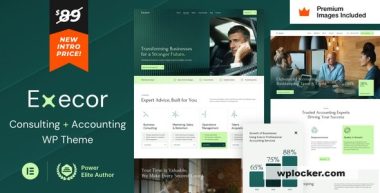 Execor v3.0.0 – Accounting and Management Consulting WordPress Theme