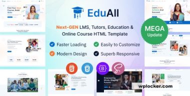 EduAll v1.0.3 – Education Tutors LMS & Online Course Template Multipurpose